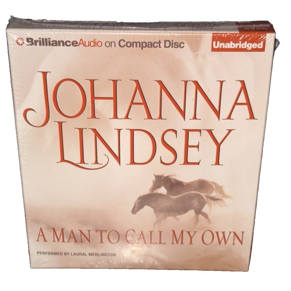 A MAN TO CALL MY OWN Johanna Lindsey - NEW SEALED AUDIO BOOK on CD Unabridged